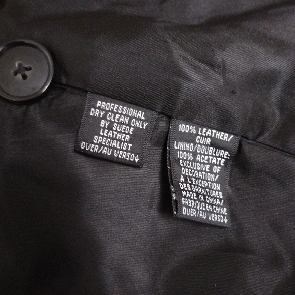 Ellen Tracy Leather Jacket - Picture 3 of 9